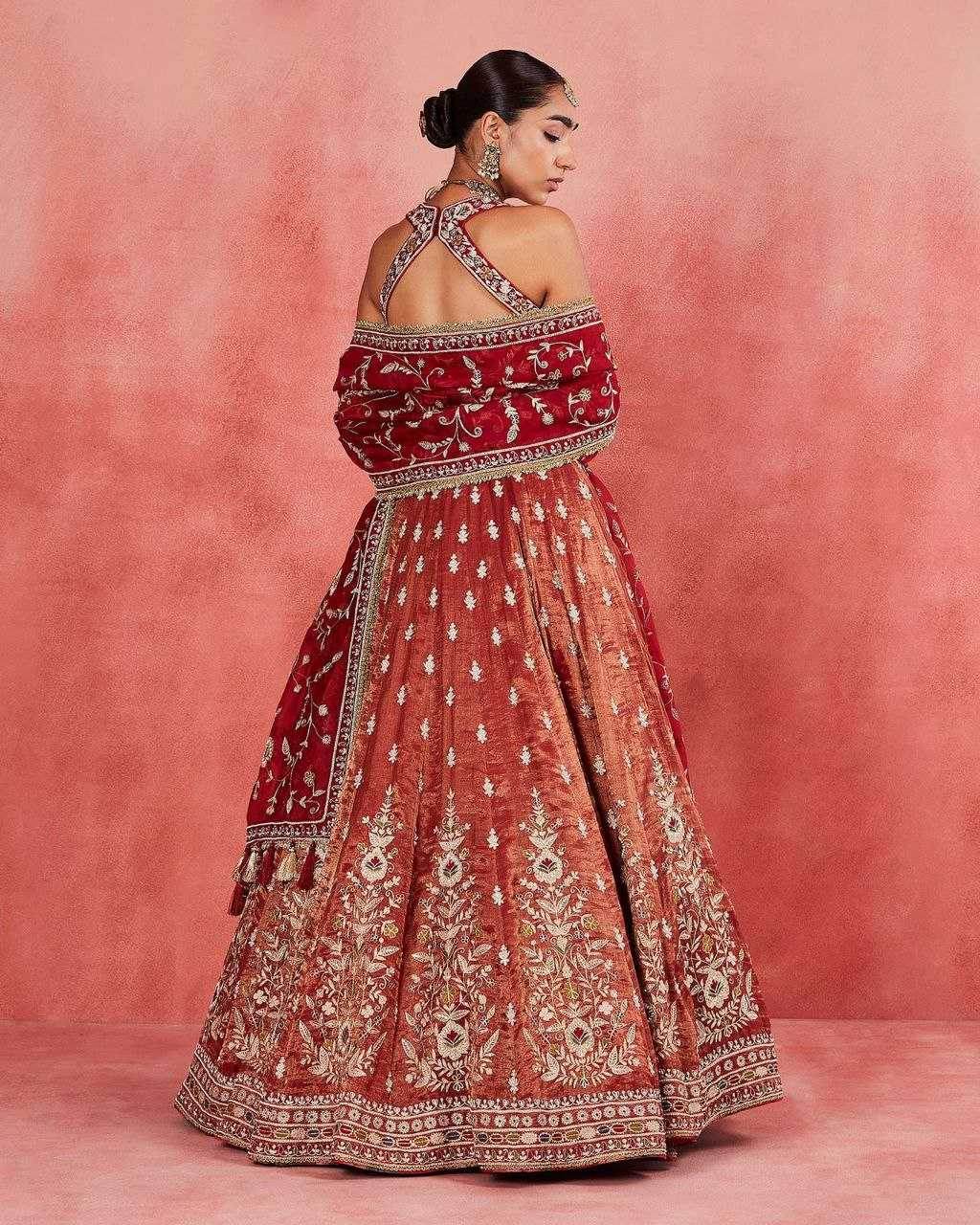Silk Designer Embroidered Lehenga - MYLUXURY LANE ENTERPRISE